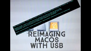 Reimage MacOS with USB