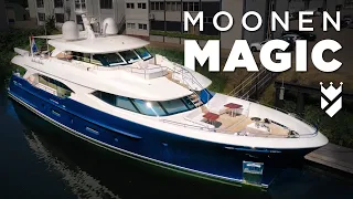 Inside Moonen's brand new 110' - DEBUT APPEARANCE OF THIS YACHT!