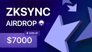 DO NOT MISS ZkSync AIRDROP 2023! BEGINNER'S GUIDE TO QUICKLY EARN $7000 CRYPTO! HOW TO GET ZKS TOKEN