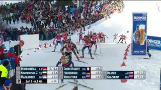 Damen Massenstart 12,5 km Ruhpolding 2015