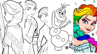 How to Create Stunning Art with Disney Frozen Coloring Pages ❄❄