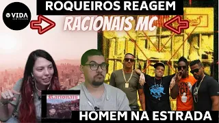 Rockeiros reagem a Homem Na Estrada - Racionais MC's - Respetáculo Vida Sem Trilhos REACT VST