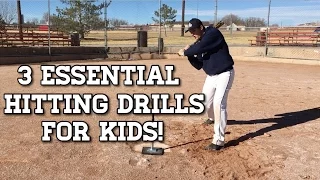 3 ESSENTIAL Baseball Hitting Drills for Kids!