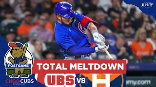 Astros walk it off to complete HUGE comeback, sweep Chicago Cubs | CHGO Cubs Podcast