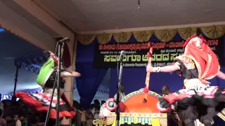 A world record dance performance in Yakshagana from Karnataka - 2014 Sampaje Yakshotsava!