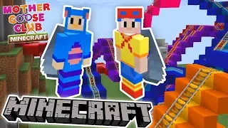 Eep and Jack Roller Coaster Challenge EP 6 | Mother Goose Club: Minecraft