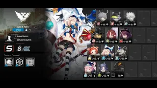 Arknights - CC#4 - Area 6 Ruins - Day 6 - 8 Risk (with Challenge) - Low Cost No E2 Squad