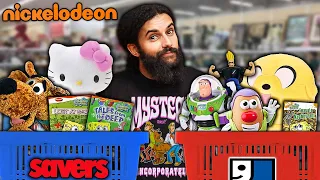 Hunting At The BEST THRIFT STORES EVER!! Looking For Vintage Nickelodeon and NOSTALGIA Merch!!