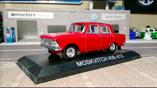 1:43 Scale Diecast  Moskvitch 408-412 by DeAugistini Review