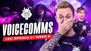 Rekkles Telling Dad Jokes | LEC Spring 2021 Week 8 Voicecomms