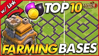 TOP 10 BEST FARMING BASES FOR TH7!! | TH7 Farming Base w/ Link - Clash of Clans