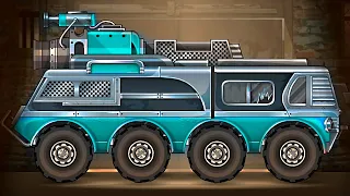 Fire Truck vs Zombies! Max Level Charon Car in New Zombie Apocalypse | Earn to Die 3