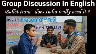 Bullet Train - Does India Really Need It or not? | Group Discussion Topics in English | #Titanium