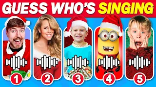 🎅 Guess Who Is Singing? 🎄 Christmas Songs 🎵 Lay Lay, King Ferran, Diana, Skibidi Toilet, MrBeast