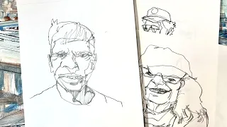 Blind Drawing exercise #1