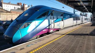 Trains at Newcastle Central Station on Saturday 21st January 2023