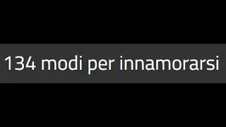 134 Modi Per Innamorarsi - Film completo 2003