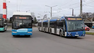 Solaris Trollino 24 MetroStyle tests runs at Tallinn