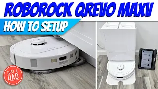 Roborock Qrevo MaxV Robot Vacuum and Mop I LOVE IT!  How to SETUP