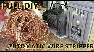 Making a scrap wire stripping machine | out of metal Scrap | Stripmeister Deluxe 🦾