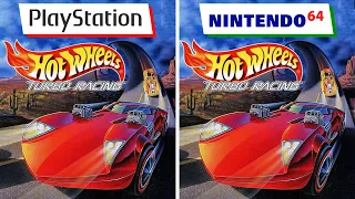 Hot Wheels Turbo Racing (1999) PS1 vs N64 (Which one is better?)