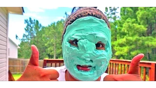 100 LAYERS OF FACE MASK | VanessaJaye