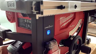 Milwaukee M18 FTS 210 Cordless Table Saw / Unpacking &Test Cuts / Making Raised Panel Cabinet Door