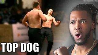 American Reacts To Russia's Top Dog Fight Club Top 5 Knockouts