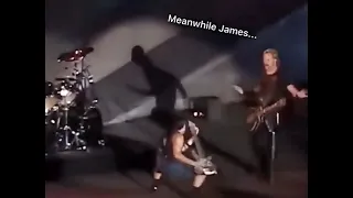 Rob Trujillo CHASES James Hetfield!