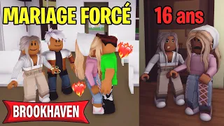 ELLE EST MARIÉE 👰🏼 DE FORCE A 16 ANS 😱 !!! | ROBLOX BROOKHAVEN MINI FILM RP