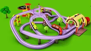 Train for kids - Kids Railway - Toy Videos - Choo Train Cartoon - Toy Factory Cartoon