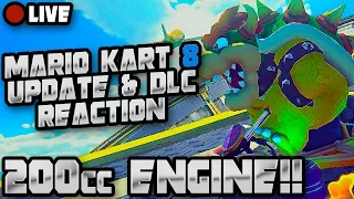 200cc ENGINE CLASS!! | Mario Kart 8 DLC + Update Live Reaction w/ JayYTGamer & Twit!