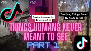 Scariest things found by Tiktokers, Youtubers | Tiktok Compilation