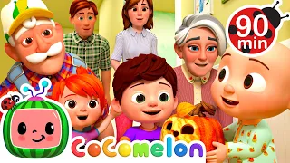 Peek-a-BOO on Halloween! Family Fright | CoComelon | Songs and Cartoons | Best Videos for Babies