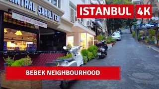 Istanbul Bebek Neighbourhood Walking Tour 13 October 2021|4k UHD 60fps