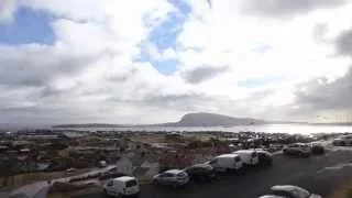 Solar eclipse 20/3-2015 - Timelapse video of Tórshavn