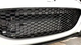 Good win racing grill install 2018 Mazda Miata.