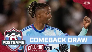 Kevin Cabral helps the Colorado Rapids get a draw at home vs Minnesota United