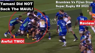 Review: Brumbies VS Fijian Drua, Super Rugby 2023 R8, Reactions and Recap. Controversy!