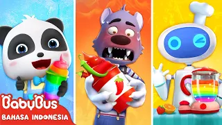 Aku Suka Smoothie Pelangi | Lagu Smoothie Anak-anak | Lagu Makanan Anak | BabyBus Bahasa Indonesia