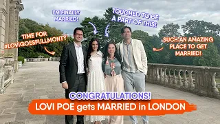 LOVI POE GETS MARRIED IN LONDON! | DR. VICKI BELO