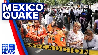 At least one dead after magnitude 7.6 quake hits Mexico | 9 News Australia