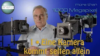 Eine Kamera kommt selten allein • 1000 Megapixel Kamera • Großformat Fachkamera • derschrei