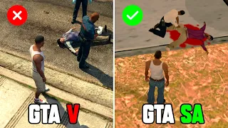 ¿GTA San Andreas es MEJOR que GTA 5? 10 Cosas de GTA San Andreas que NO PUEDES HACER en GTA 5