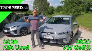 Test nový VW Golf 8 vs KIA Ceed 2020 - Európa, alebo Ázia?