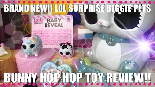 BRAND NEW!! LOL Surprise Biggie Pets Bunny Hop Hop toy review!