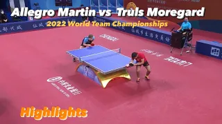 Truls Moregard vs Allegro Martin | 2022 World Team Championships (MT-R16) Highlights