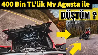 Korkudan Ödüm Patladı ! Mv ile Virajda DÜŞÜYORDUM !! TurismoVeloce 800 Vlog