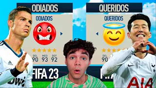 ¡JUGADORES ODIADOS vs QUERIDOS en FIFA!