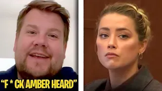 James Corden Set To Testify Against Amber Heard After Seeing Her True Side...
